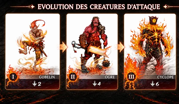 Évolution créature niveau 1